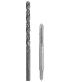 Drill bit and tap tool.