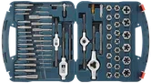 Tool kit containing taps, dies, and related tools.