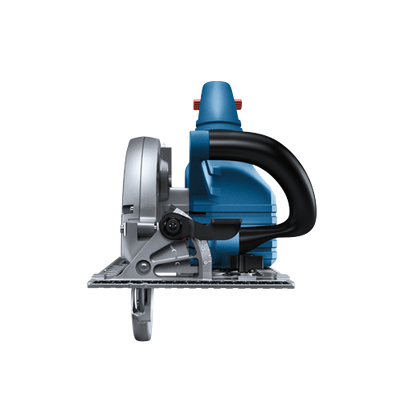 Bosch circular saw, with blue and black accents.