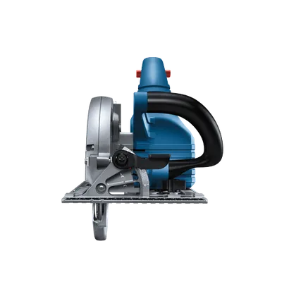 Bosch circular saw, with blue and black accents.
