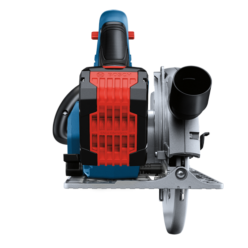 BOSCH circular saw, with "COOLING FINS" visible.
