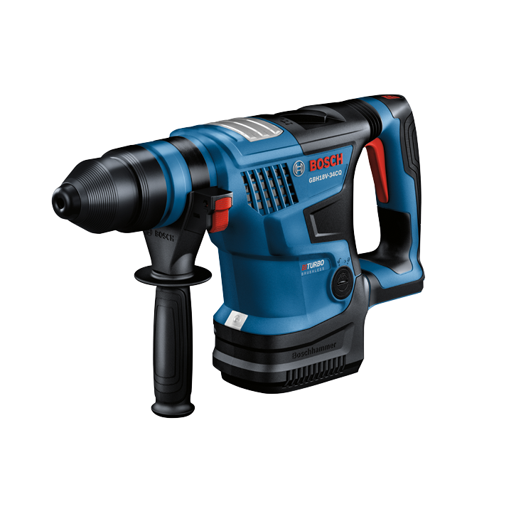 Bosch GBH18V-34CQ TURBO BRUSHLESS Boschhammer, blue and black.
