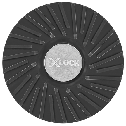 6 In. X-LOCK Backing Pad with X-LOCK Clip - Medium Hardness