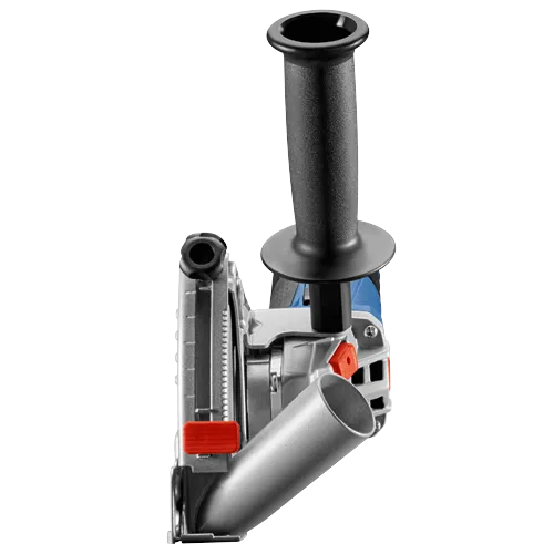 Bosch power tool, black handle, with a silver tube.