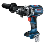 Bosch GSB18V-975C HD cordless drill with a side handle and model name GSB18V-975C HD.