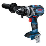 Bosch GSB18V-975C HD cordless drill with a side handle and model name GSB18V-975C HD.