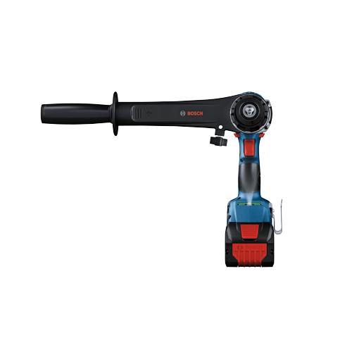 Bosch tool with black handle and red accents, with "BOSCH" logo.