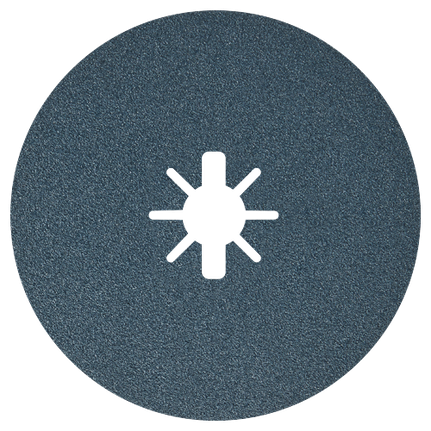 25 pc. 6 In. 100 Grit X-LOCK Fine Grit Abrasive Fiber Discs