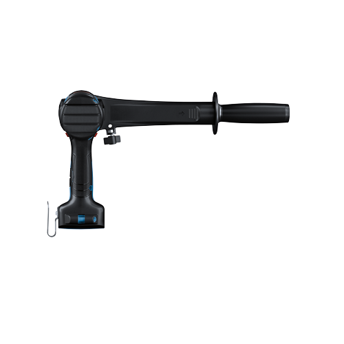 Bosch black and blue power tool with a handle.