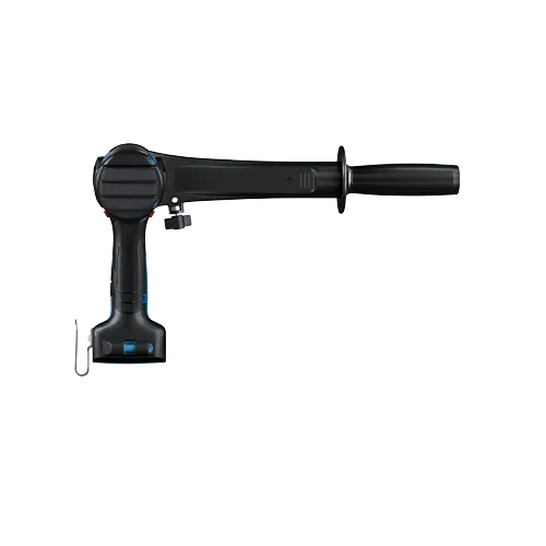 Bosch black and blue power tool with a handle.