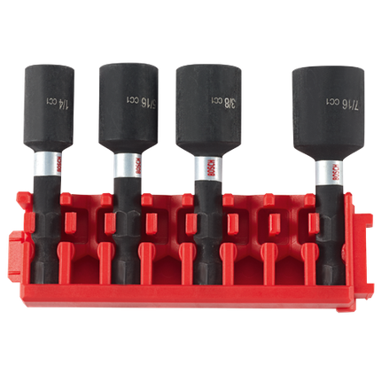 4 pc. Driven 1-7/8 In. Impact Nutsetter Set with Clip for Custom Case System
