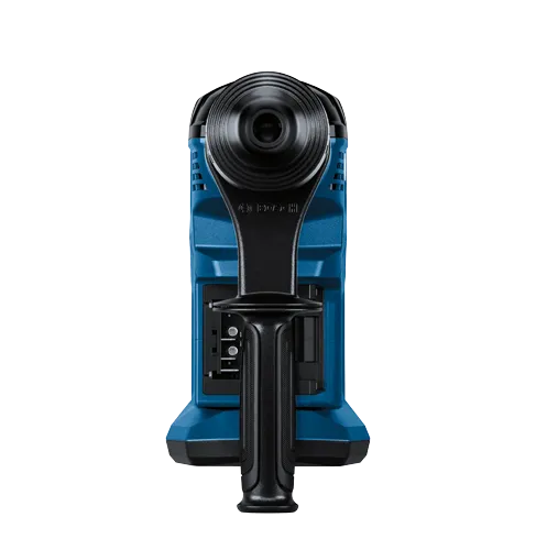 Bosch power tool, with a black handle, and the brand name "BOSCH".