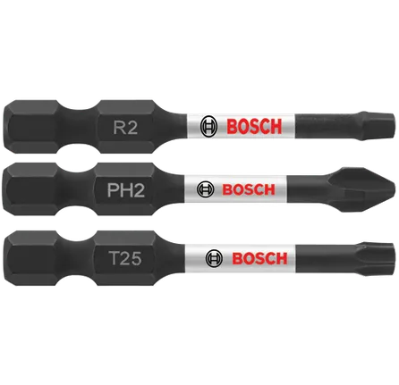 3 pc. Impact Tough™ 2 In. Screwdriving Bit Set