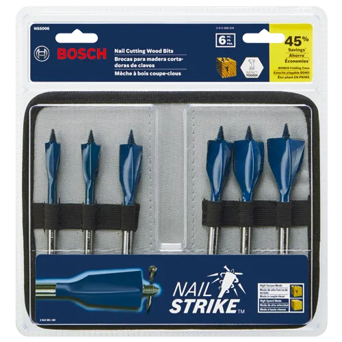 Nail Strike WoodBoring Bit Sets Bosch Professional