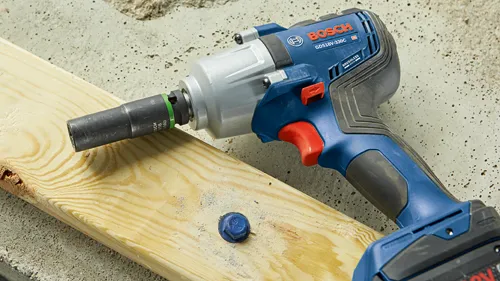 BOSCH GDS18V-330C impact wrench, "BRUSHLESS MOTOR".