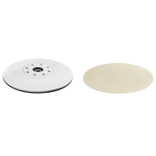 Bosch white circular sanding pad and separate sanding disc