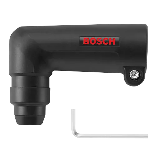 BOSCH black accessory with hex wrench.