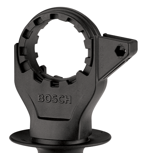 Bosch black tool with 'BOSCH' text.