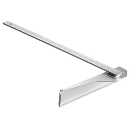 Bosch metal tool with measurement markings.