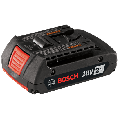 Bosch 18V 2Ah battery, model S01102M.