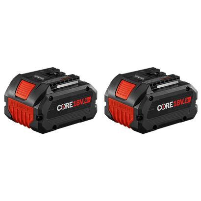 CORE18V 8Ah battery pack, with the Bosch logo.