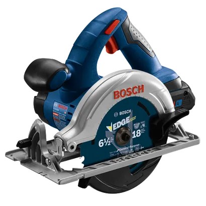 Bosch CCS180 6 1/2" circular saw with EDGE blade.