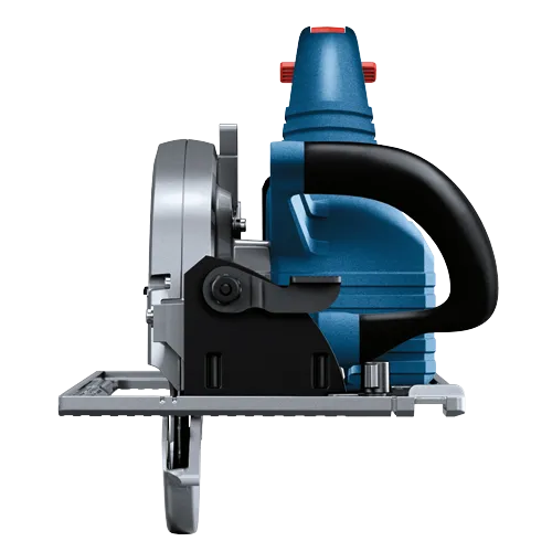Bosch electric circular saw, with blue and black accents.