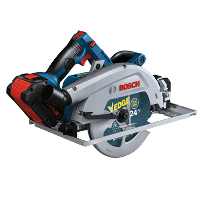 Bosch cordless circular saw, with 24" blade, and "General Purpose" blade