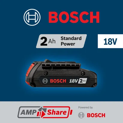 Bosch 18V 2Ah Standard Power battery.