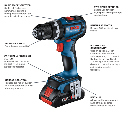 GSB18V-800CB14 18V Hammer Drill/Drivers