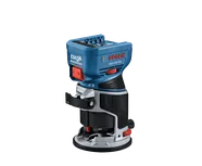 Bosch COLT GKF18V-25 cordless brushless motor router, with power switch and speed control.