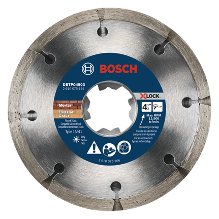 4-1/2 In. X-LOCK® Premium Sandwich Tuckpointing Blade