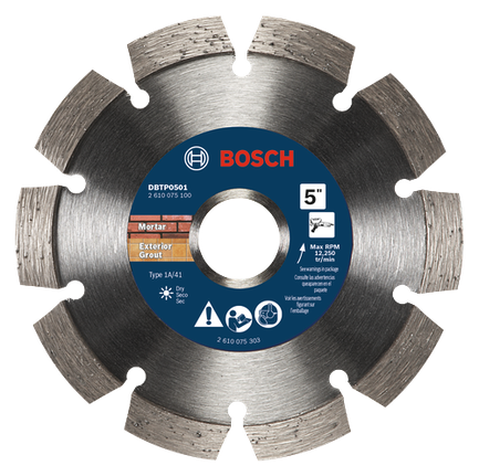 5 In. Segmented Rim Diamond Tuckpointing Wheel