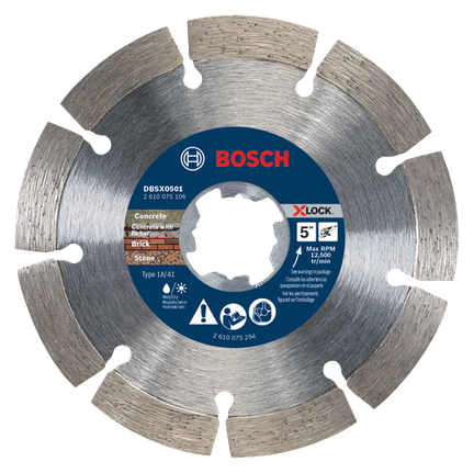 DBSX0501 5" X-LOCK SEGMENTED RIM BLADE
