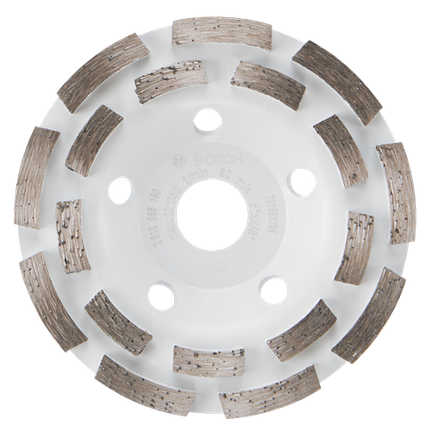 5 In. Double Row Diamond Cup Wheel