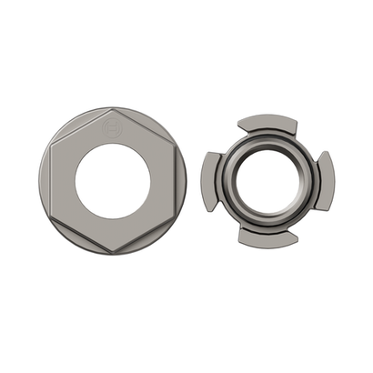 Bosch X-Lock wire wheel adapter WGX0100 model product image on white background.