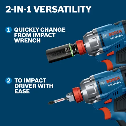 Bosch power tool product application images showcasing the main features of the tool.