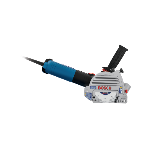 Bosch GDS18V-330C tuckpoint grinder side view on a white background.