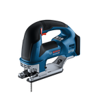 Bosch GST18V-60C HD jigsaw, with On/Off, Light, and Speed controls.