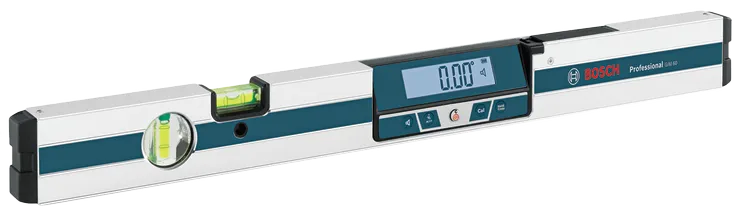 Bosch Professional GIM 60 level, showing a reading of 0.00°