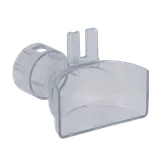Product image on white of the palm router accessory dust extraction hood model RA1132.