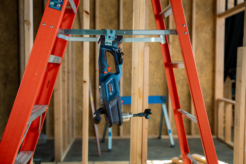Bosch cordless right angle drill GRD18V-127N model product lifestyle image.