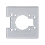 Bosch GKFSQ01 Palm Router Square Subbase on a white background.