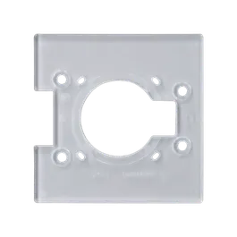 Bosch GKFSQ01 Palm Router Square Subbase on a white background.