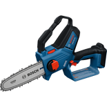 Bosch cordless chain saw GKE18V-20 model product image.