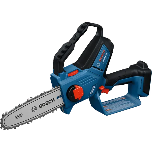 Bosch cordless chain saw GKE18V-20 model product image.