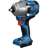 Bosch GDS18V-780 Cordless Impact Wrench without battery shown in an isometric view on white background.