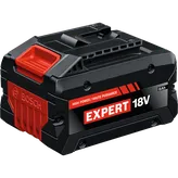 Bosch AMPShare EXPERT battery model EXBA18V-80 with 8Ah product main image on white background.