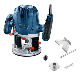 Bosch GOF13-25 1-3/4 HP Mid-Size Plunge Router shown on a white background.