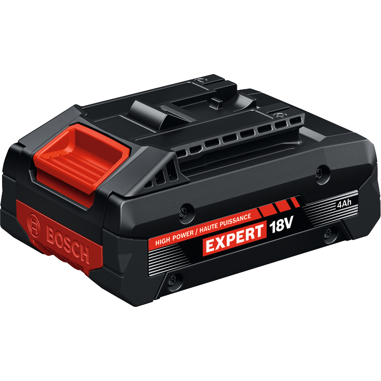 Bosch EXBA18V-40 EXPERT 18V Lithium-Ion 4 Ah High Power Battery on a product image dynamic.